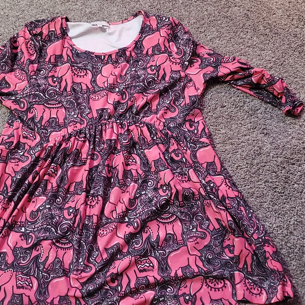 Simply Southern Pink Elephant Blouse